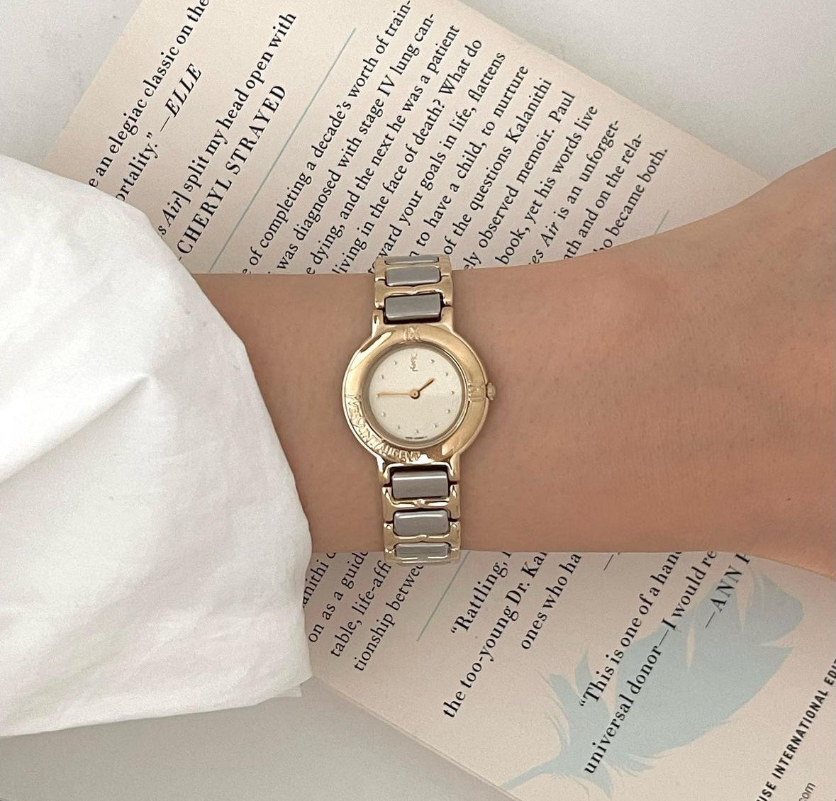 YSL two tone 2200 watch