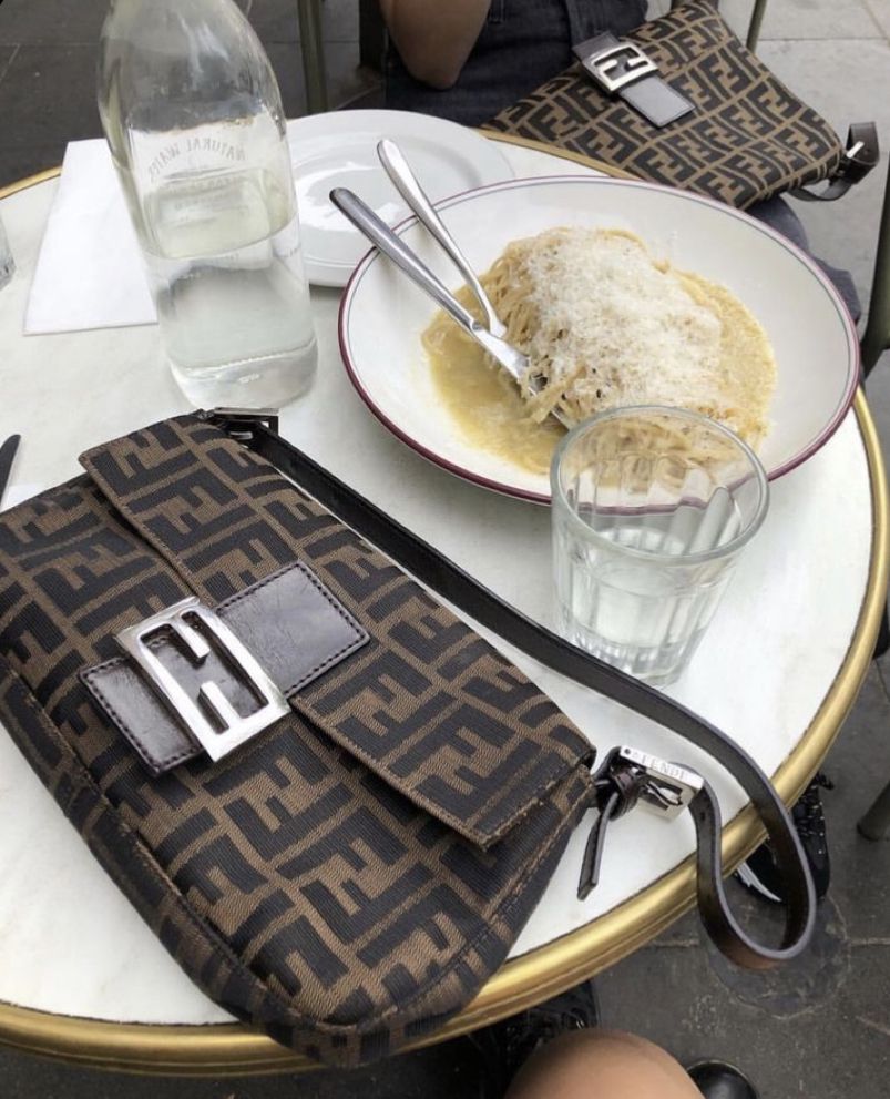 FENDI classic zucca baguette