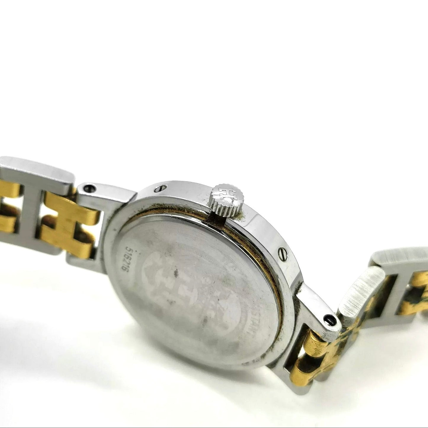 HERMÉS two tone clipper watch 24mm