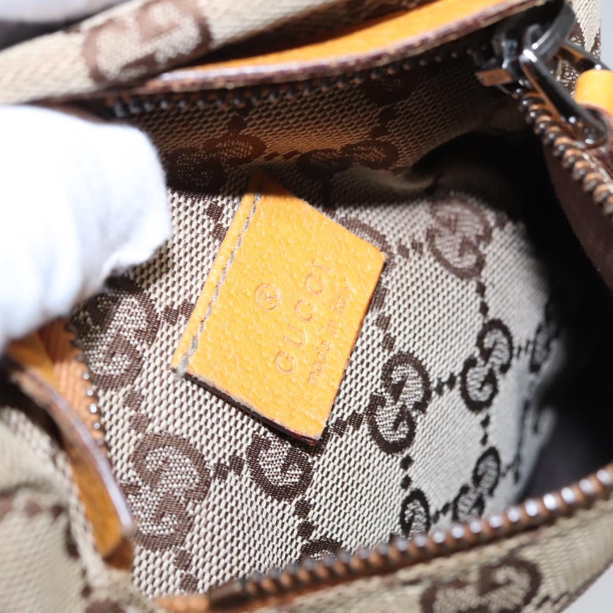 GUCCI canvas tan waist bumbag