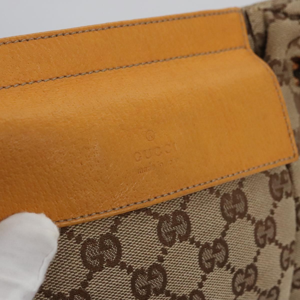 GUCCI canvas tan waist bumbag
