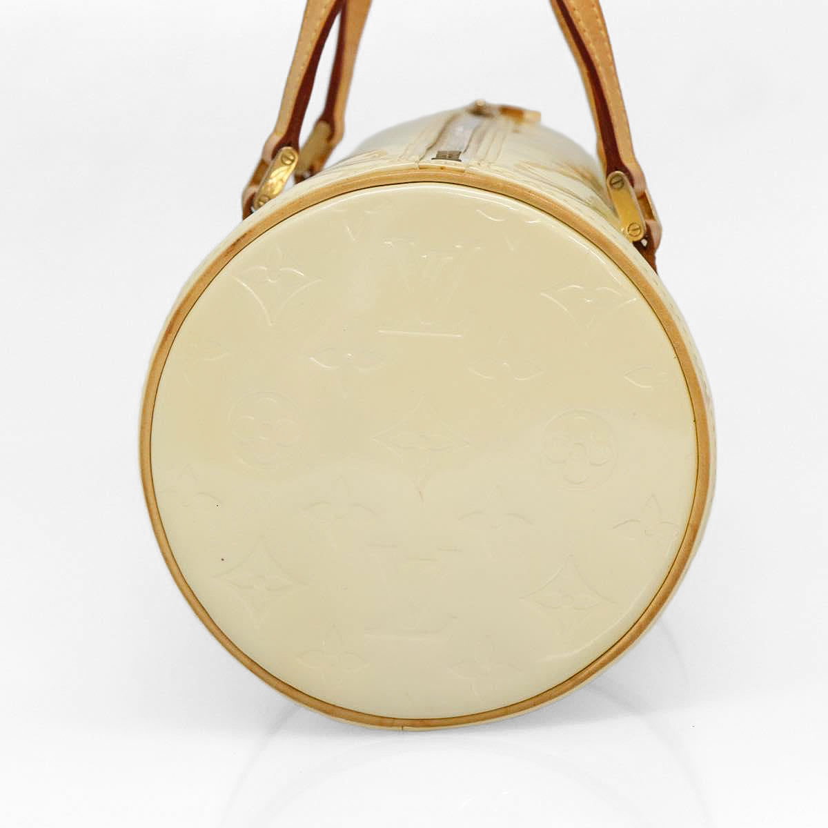 LOUIS VUITTON pastel yellow vernis Bedford