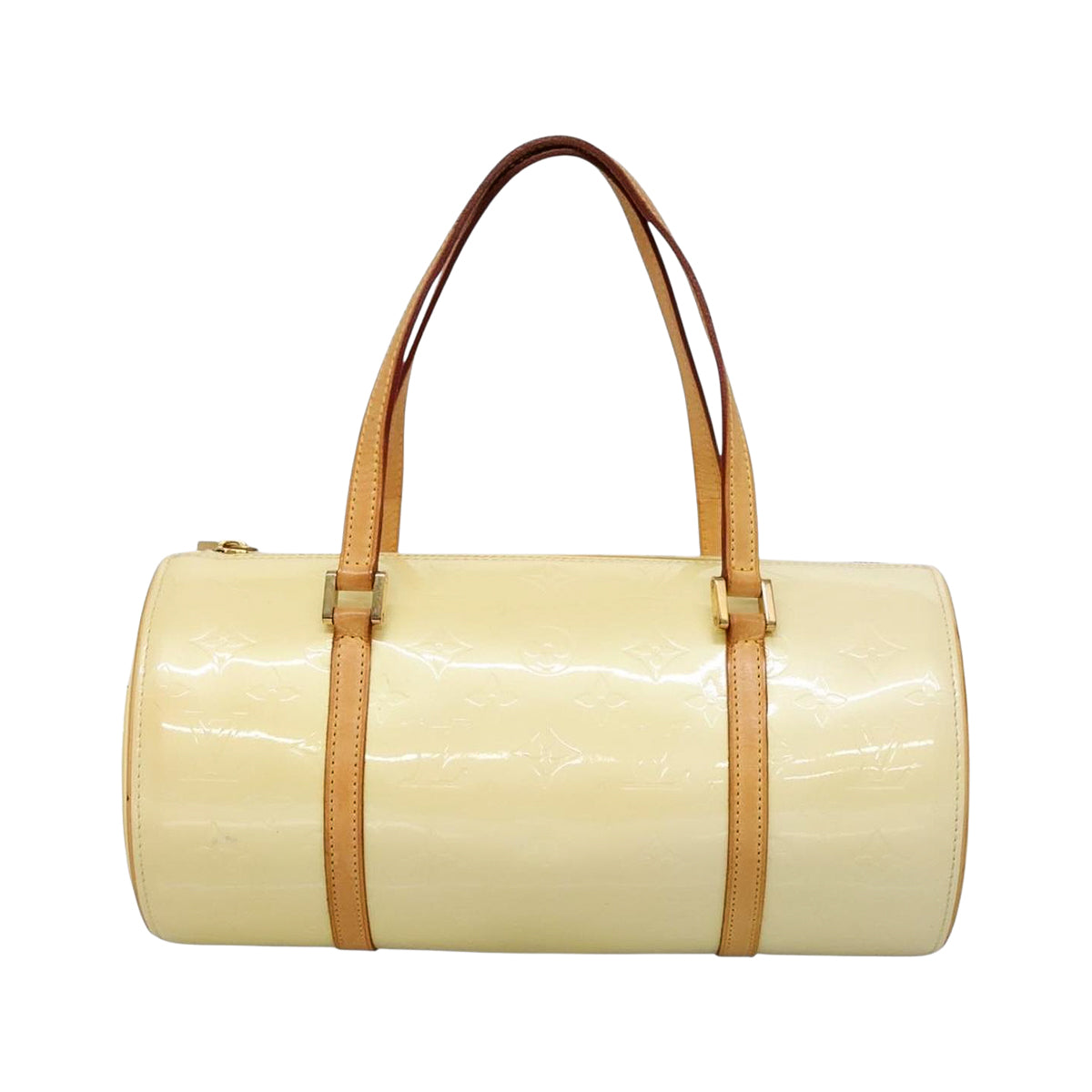 LOUIS VUITTON pastel yellow vernis Bedford