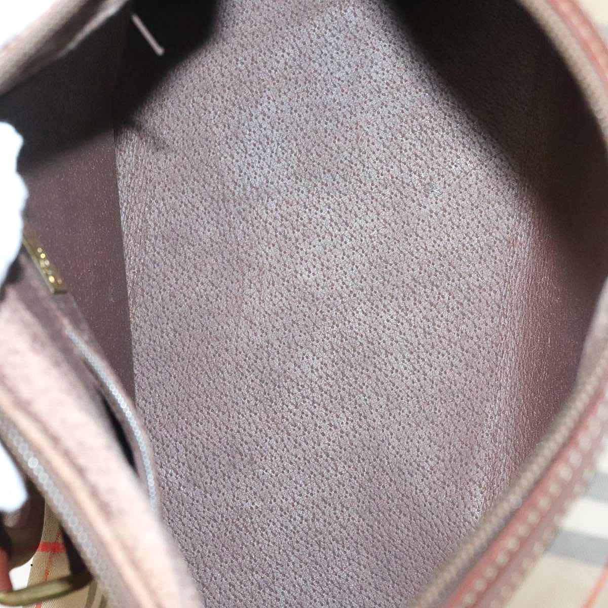 BURBERRY novacheck canvas boston bag