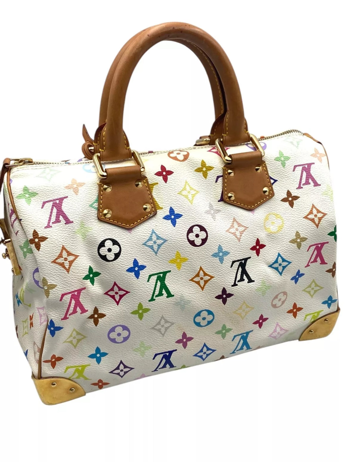 LOUIS VUITTON x Takashi Murakami multicolor speedy 30