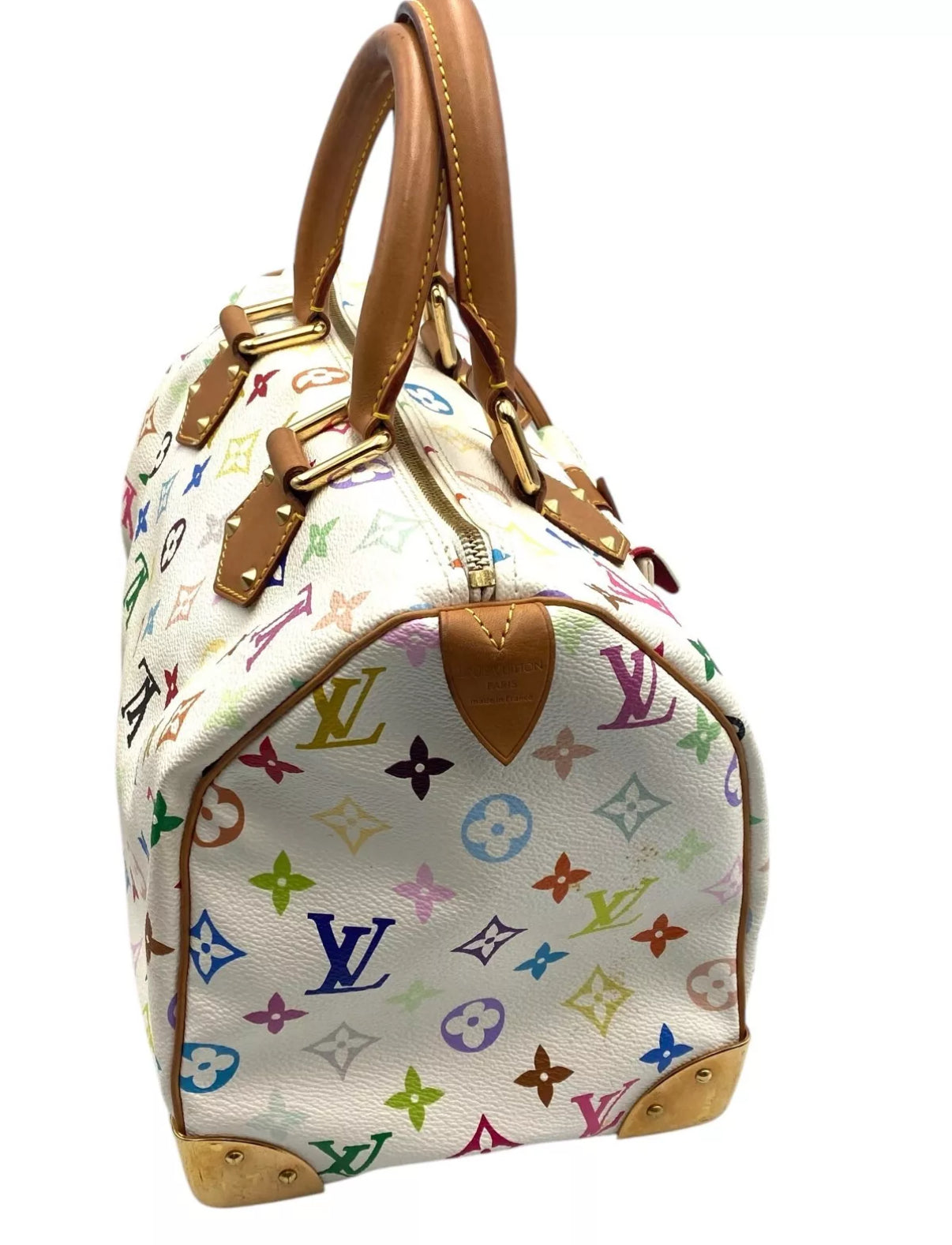 LOUIS VUITTON x Takashi Murakami multicolor speedy 30