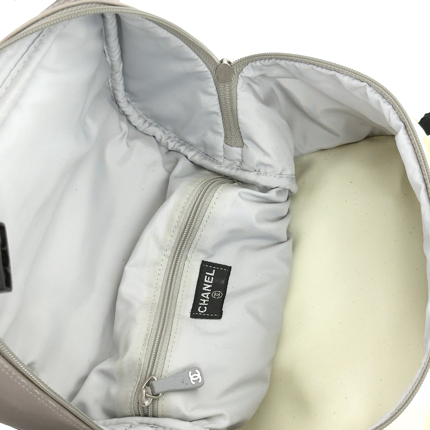 CHANEL sport line logo backpack