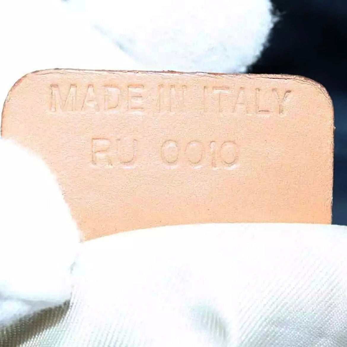 DIOR denim saddle bag