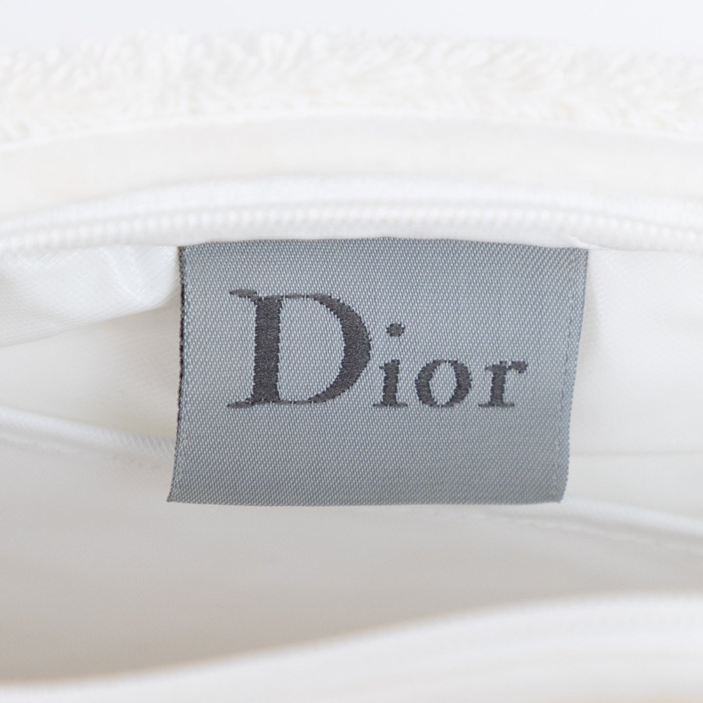 DIOR "j'adore dior" terry cloth bag