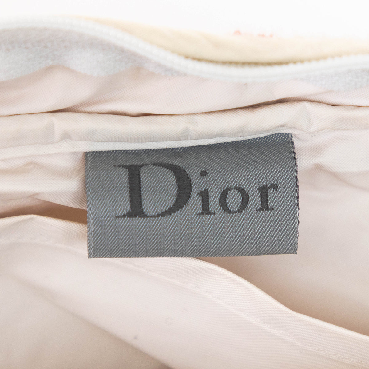 DIOR pink trotter terry cloth bag