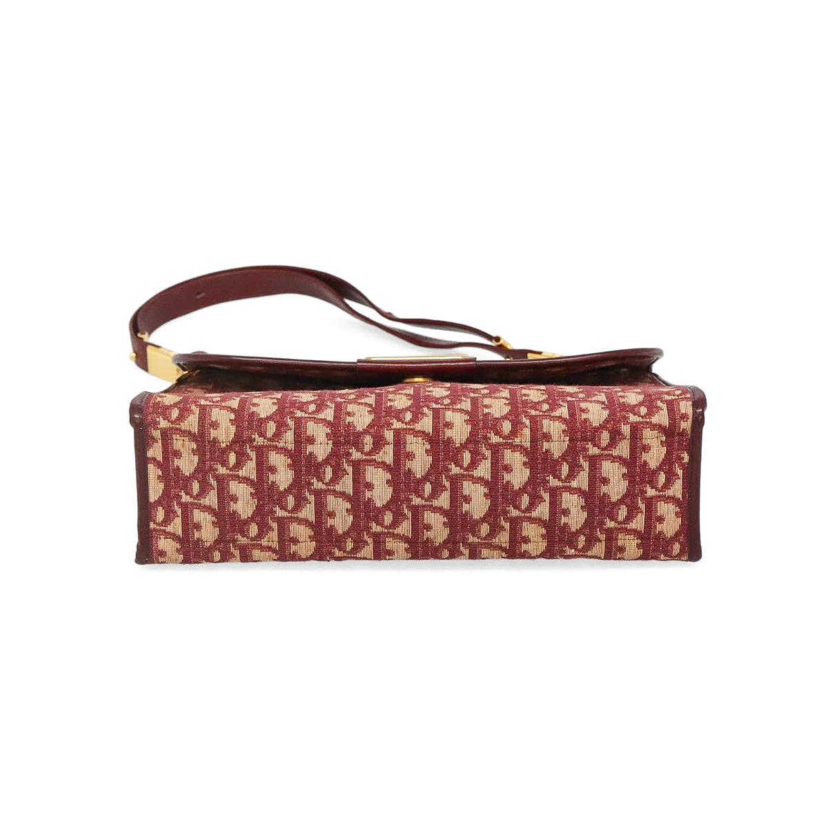 DIOR red monogram trotter handbag