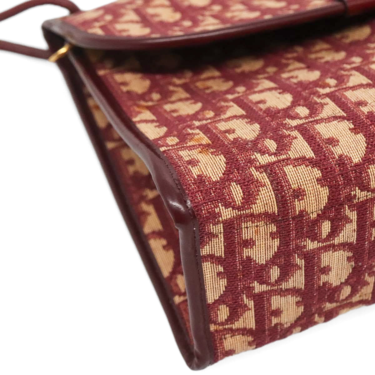 DIOR red monogram trotter handbag