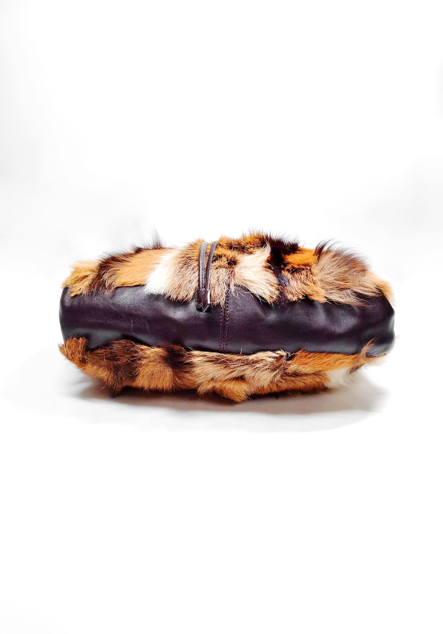 FENDI calf fur hobo handbag