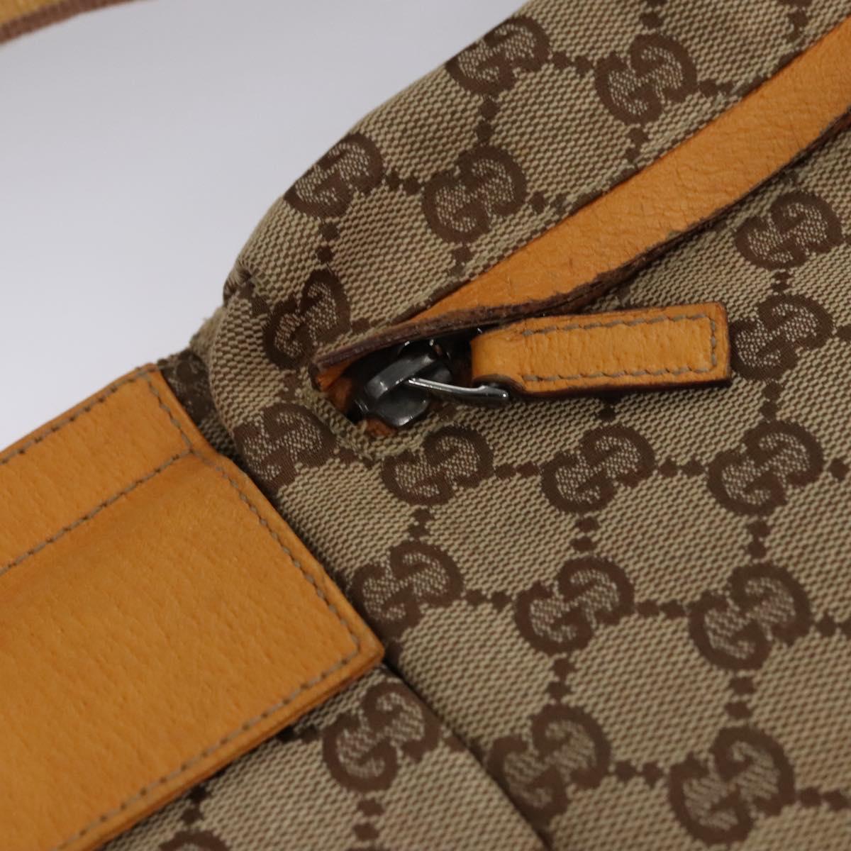 GUCCI canvas tan waist bumbag
