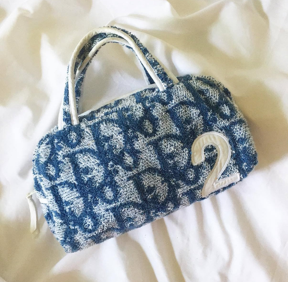 DIOR trotter terry cloth bag
