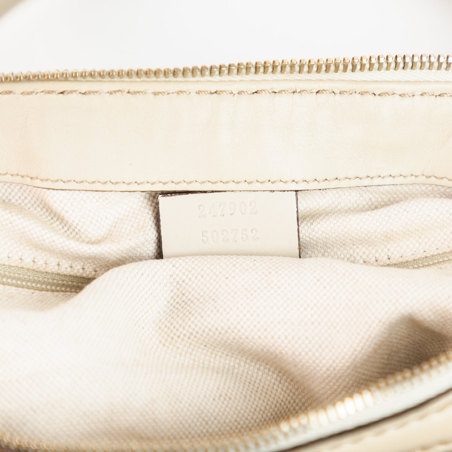 GUCCI gold abbey shoulder bag