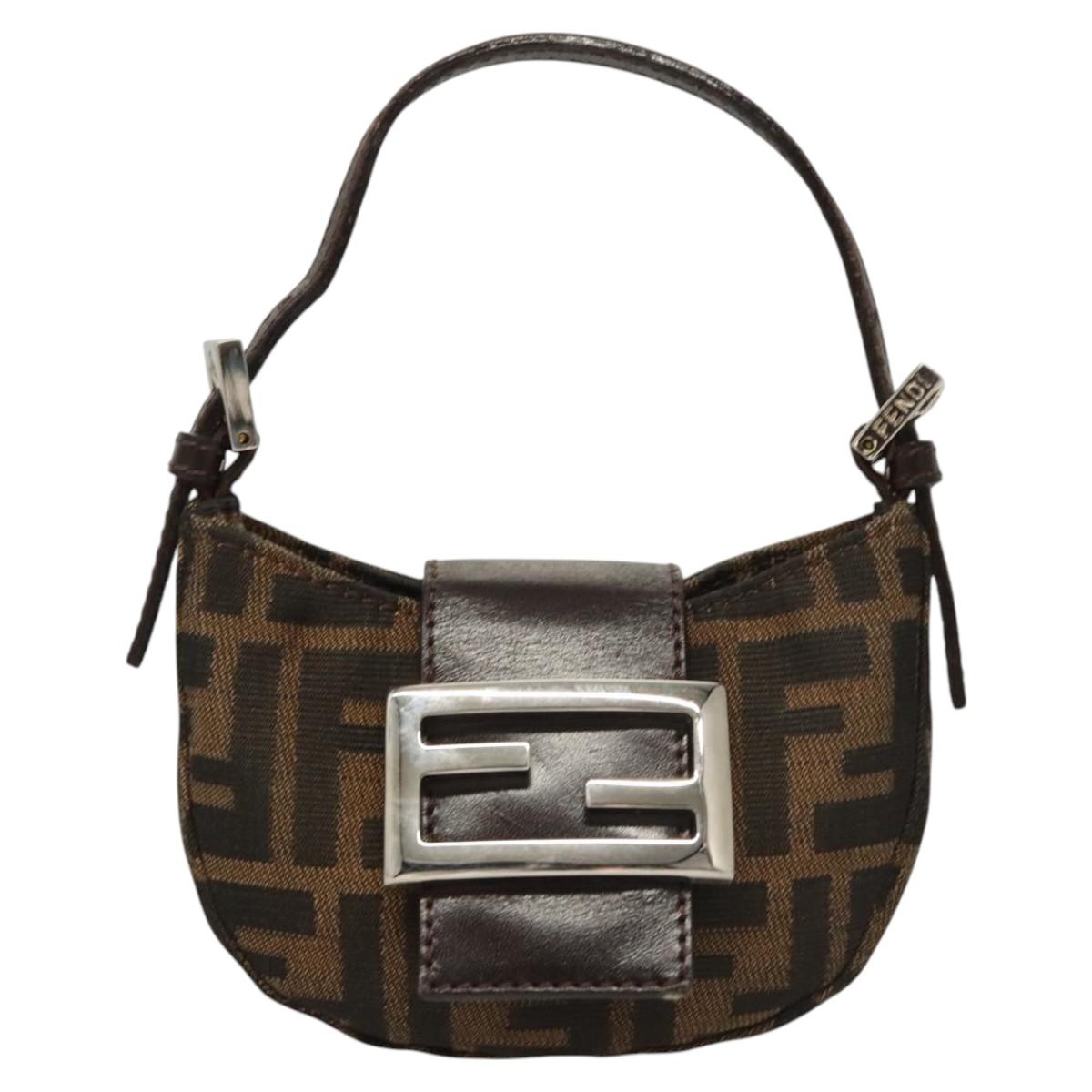FENDI zucca baby croissant bag