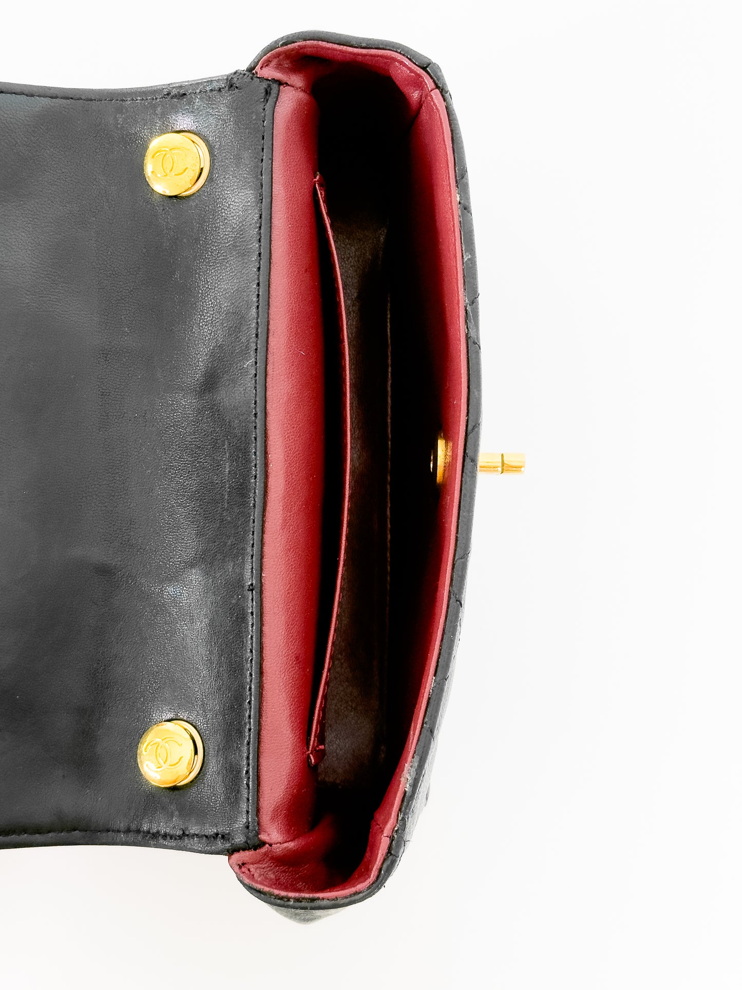 CHANEL mini matelasse shoulderbag