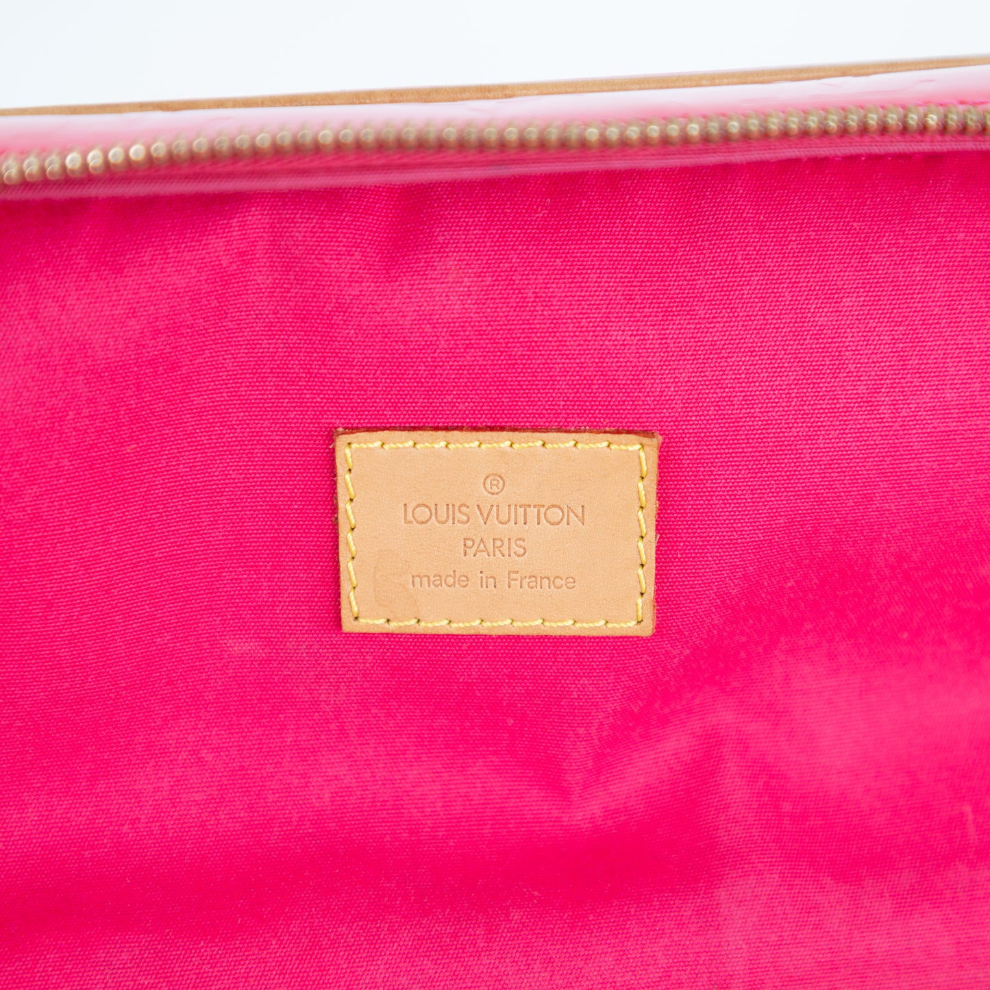 LOUIS VUITTON pink vernis sullivan GM