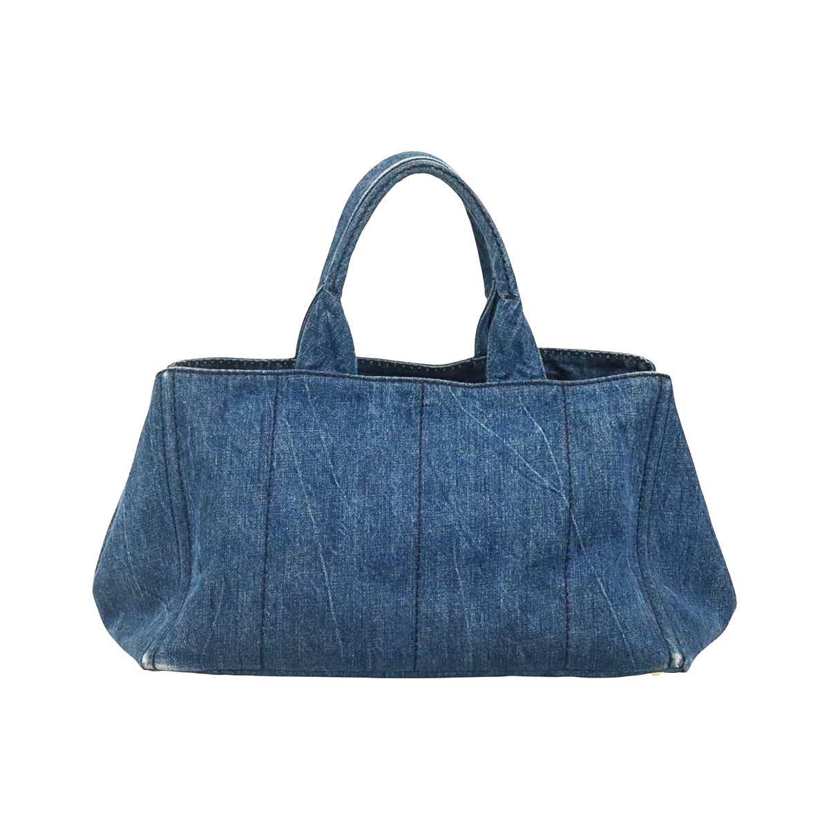 PRADA denim canapa tote