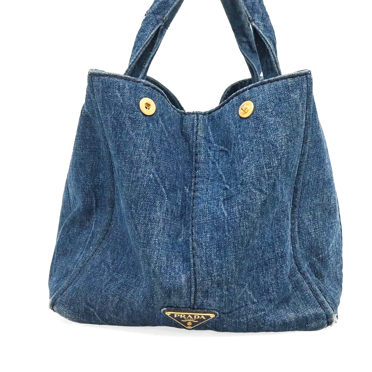PRADA denim canapa tote