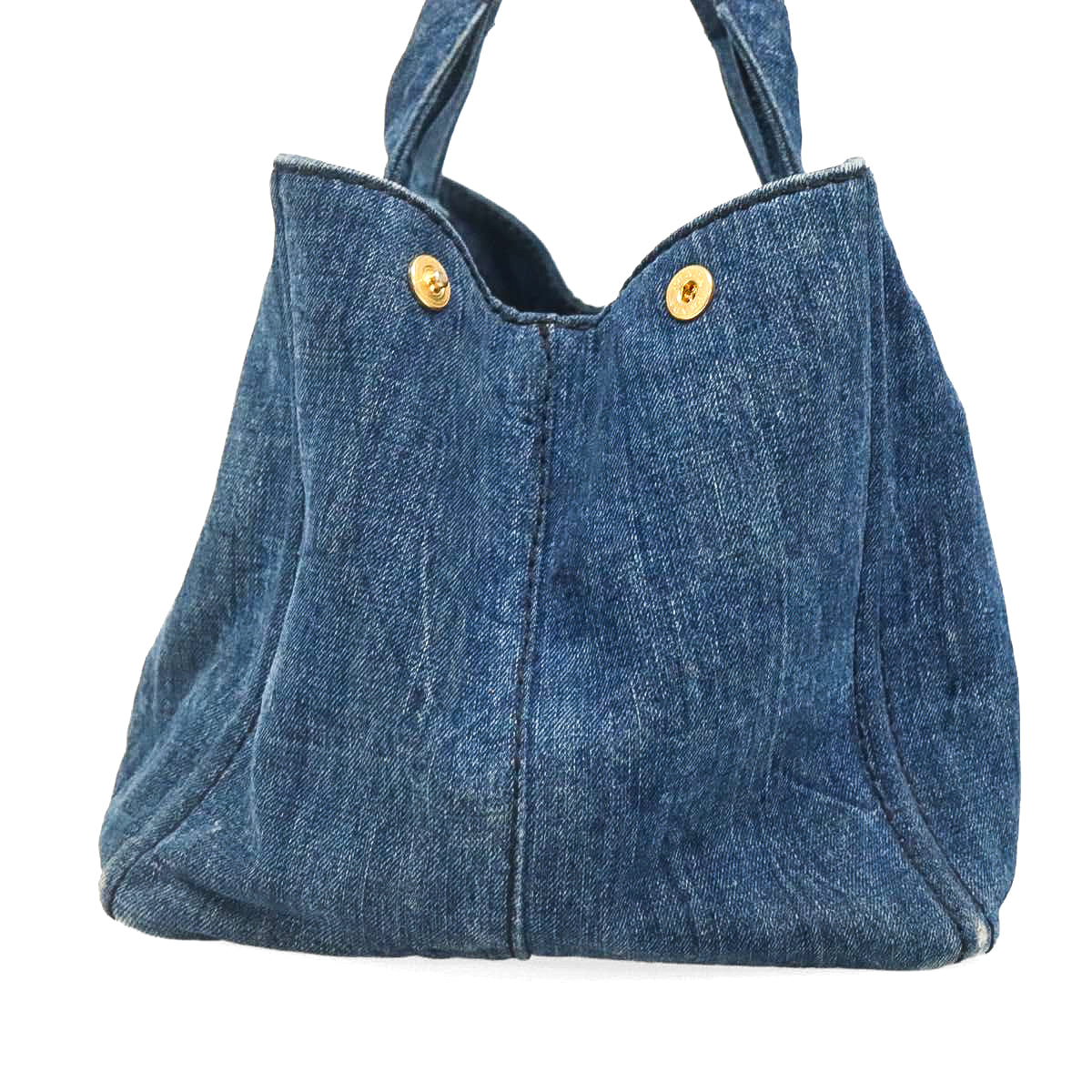 PRADA denim canapa tote