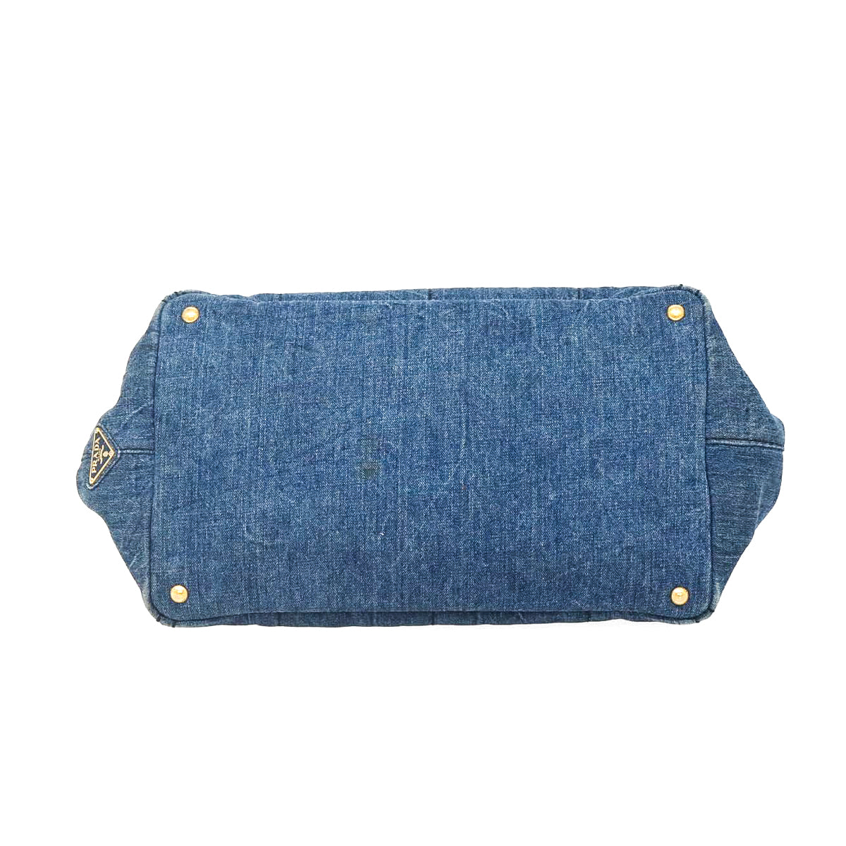 PRADA denim canapa tote
