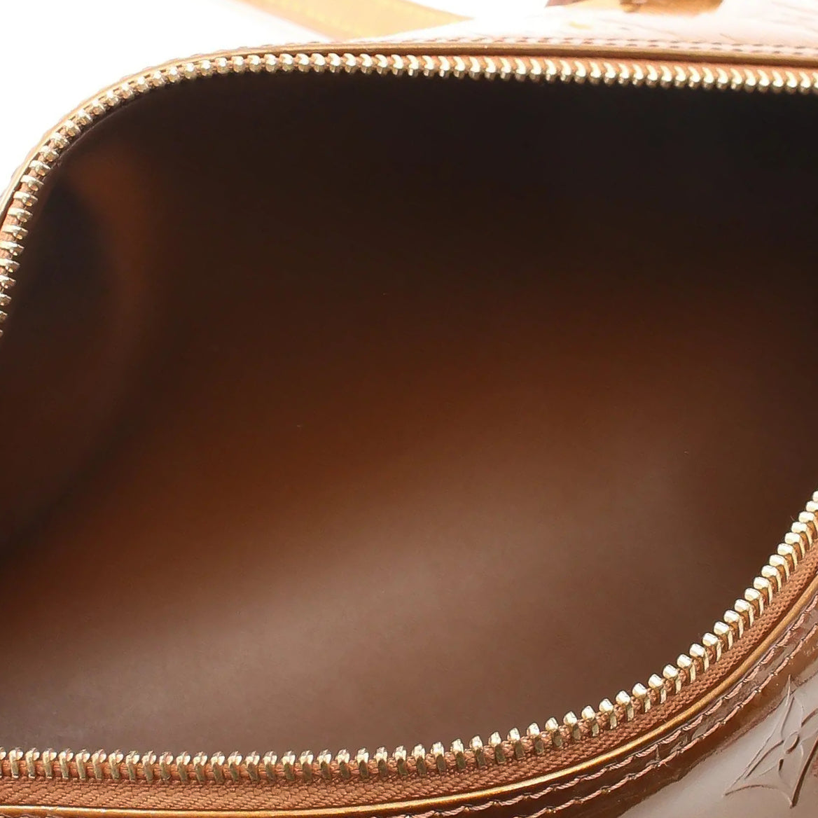 LOUIS VUITTON vernis bronze Bedford