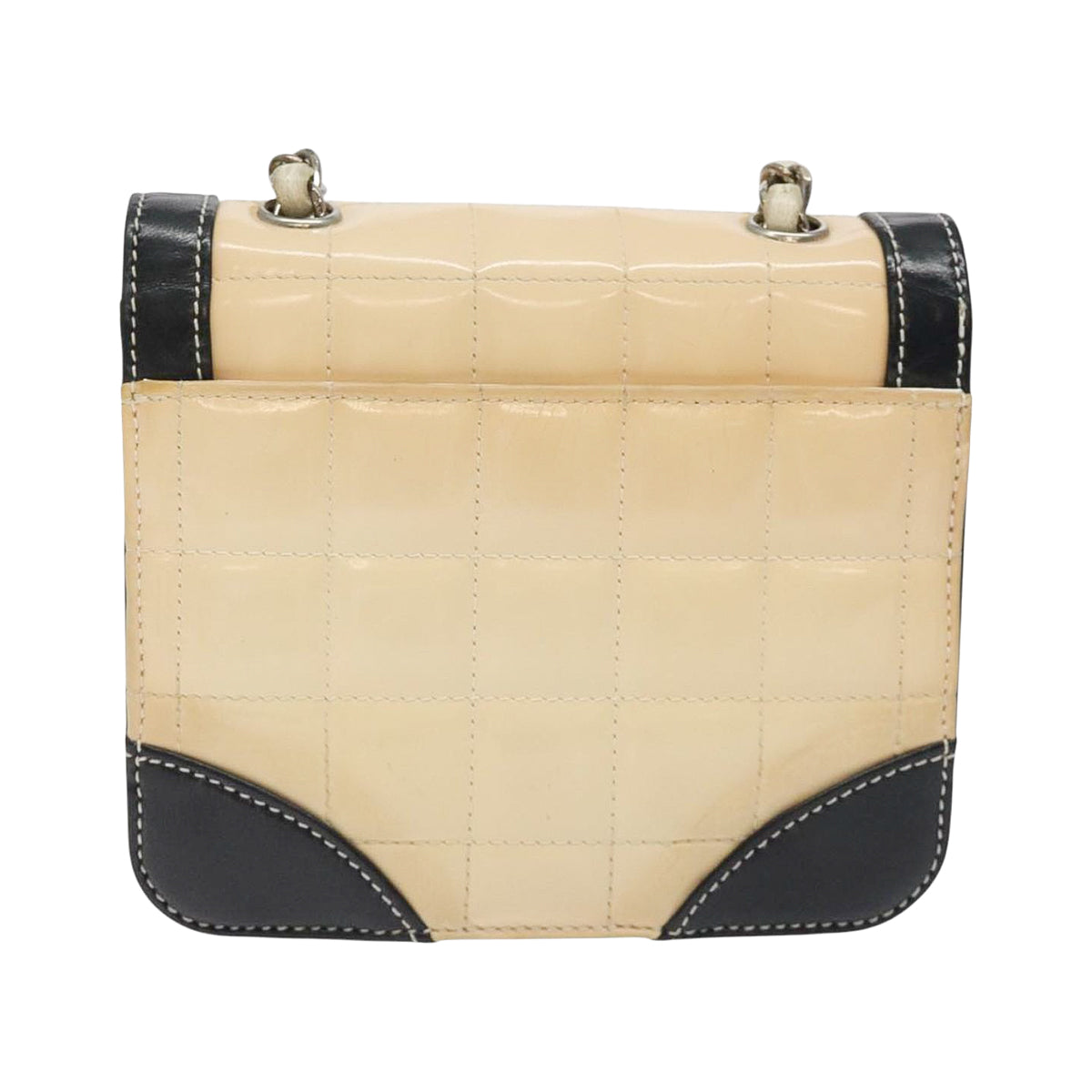 CHANEL cream mini chocolate bar bag