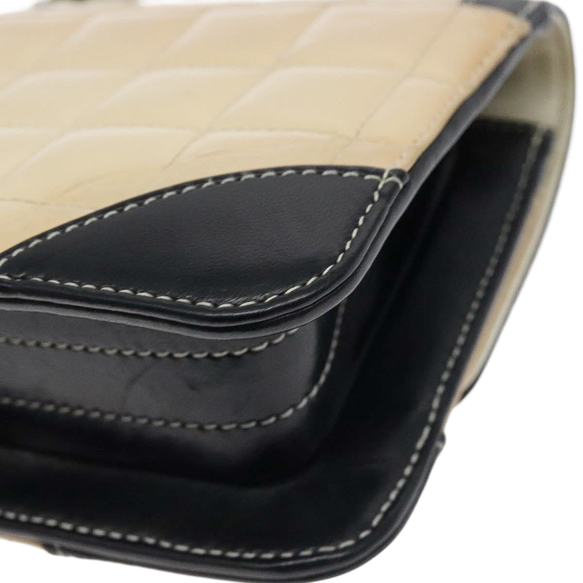 CHANEL cream mini chocolate bar bag