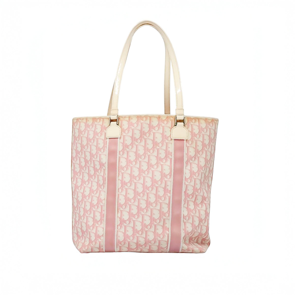 DIOR pink trotter tote bag