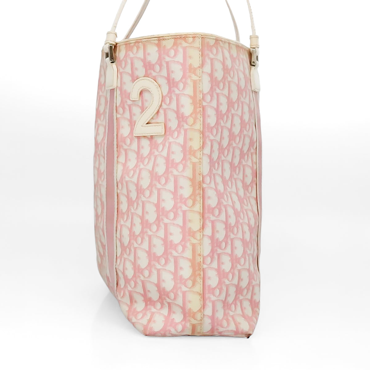 DIOR pink trotter tote bag