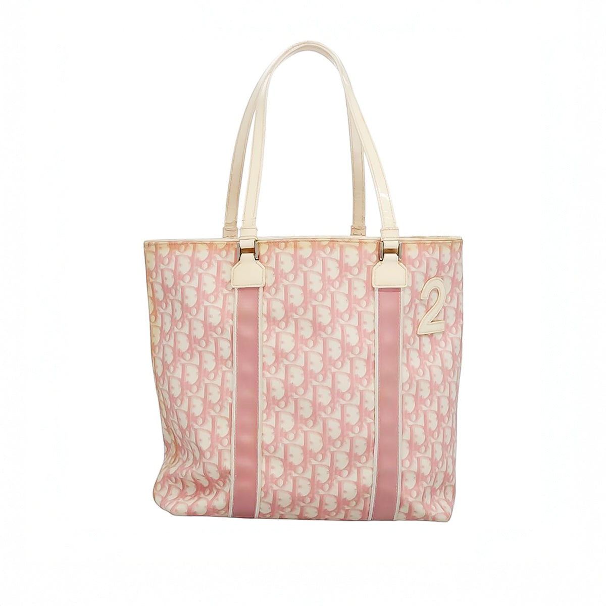 DIOR pink trotter tote bag