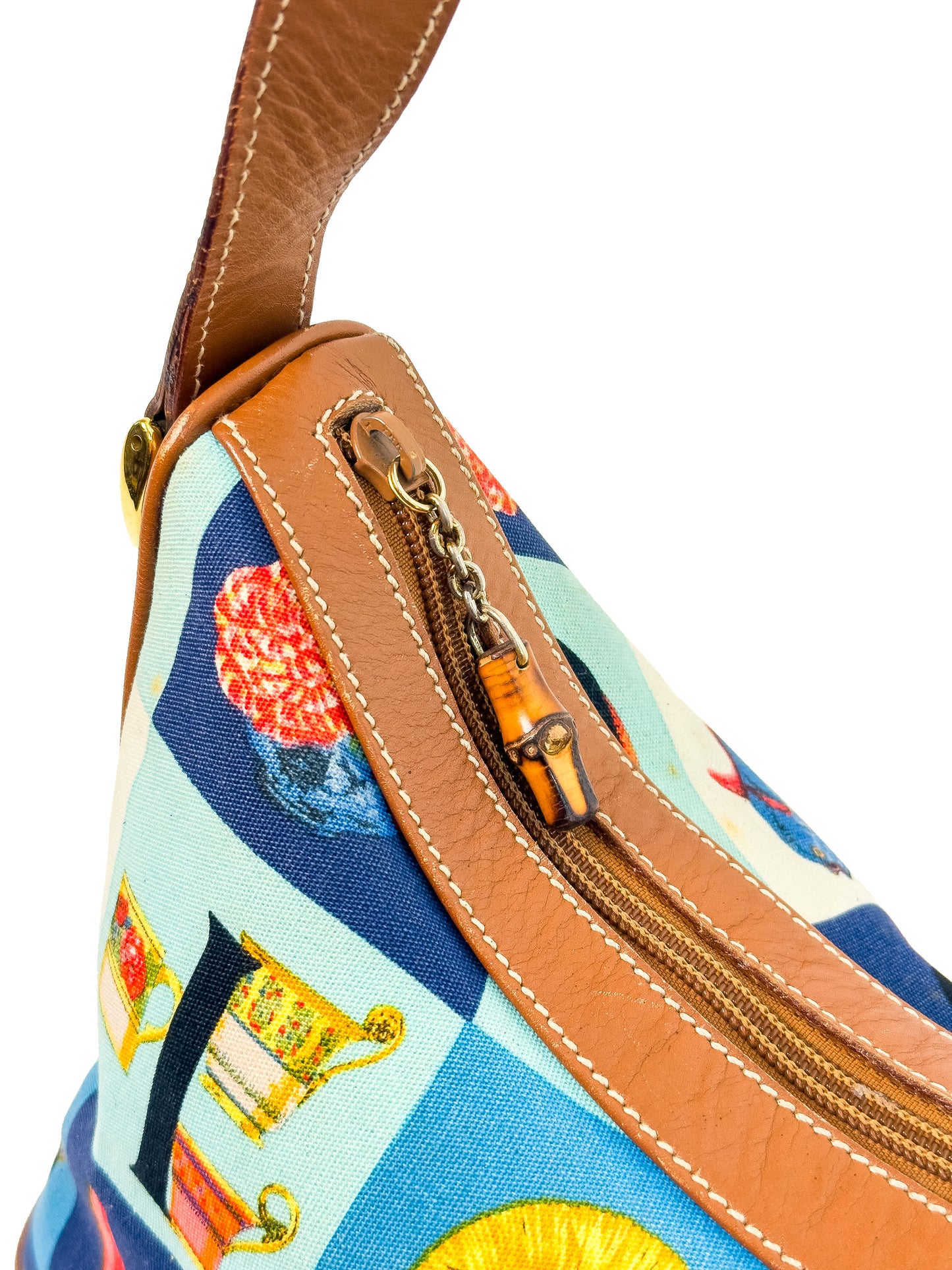 GUCCI alphabet patchwork crossbody bag