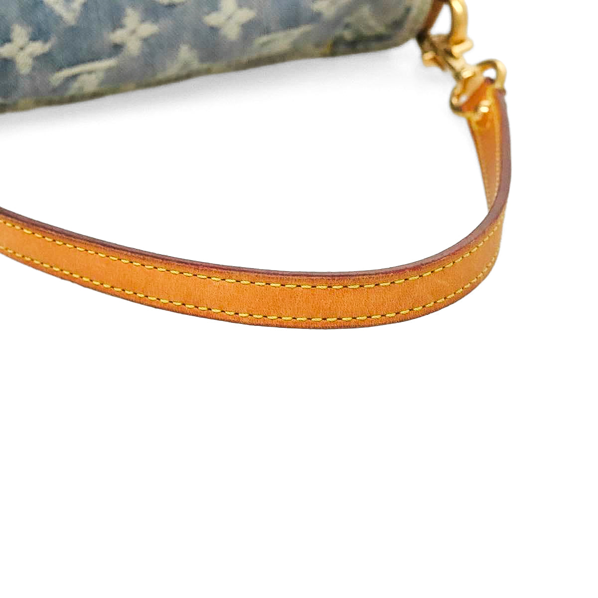 LOUIS VUITTON denim mini pleaty