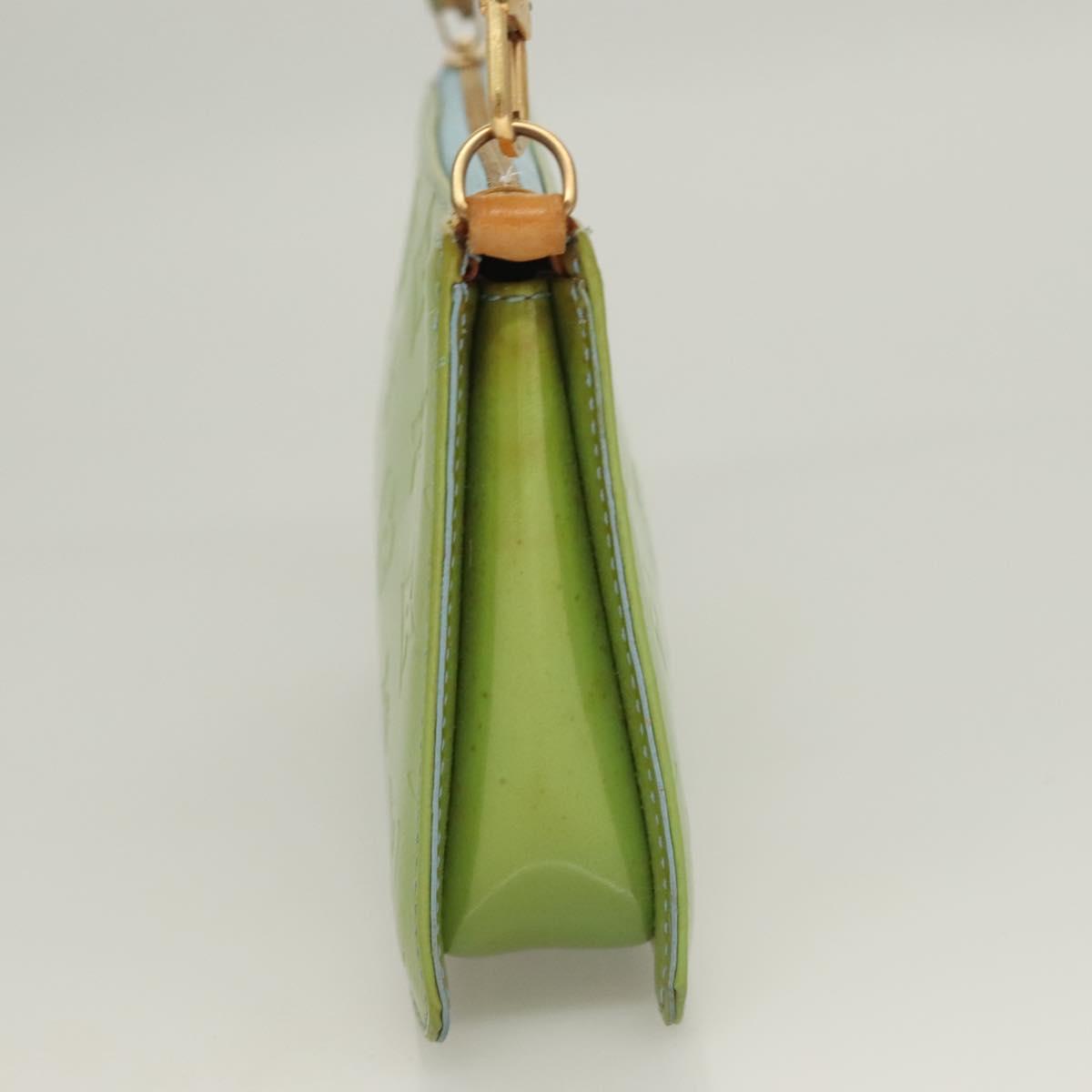 LOUIS VUITTON green vernis lexington pochette