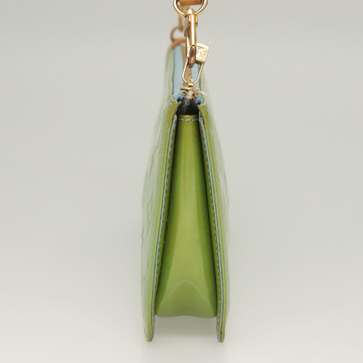 LOUIS VUITTON green vernis lexington pochette