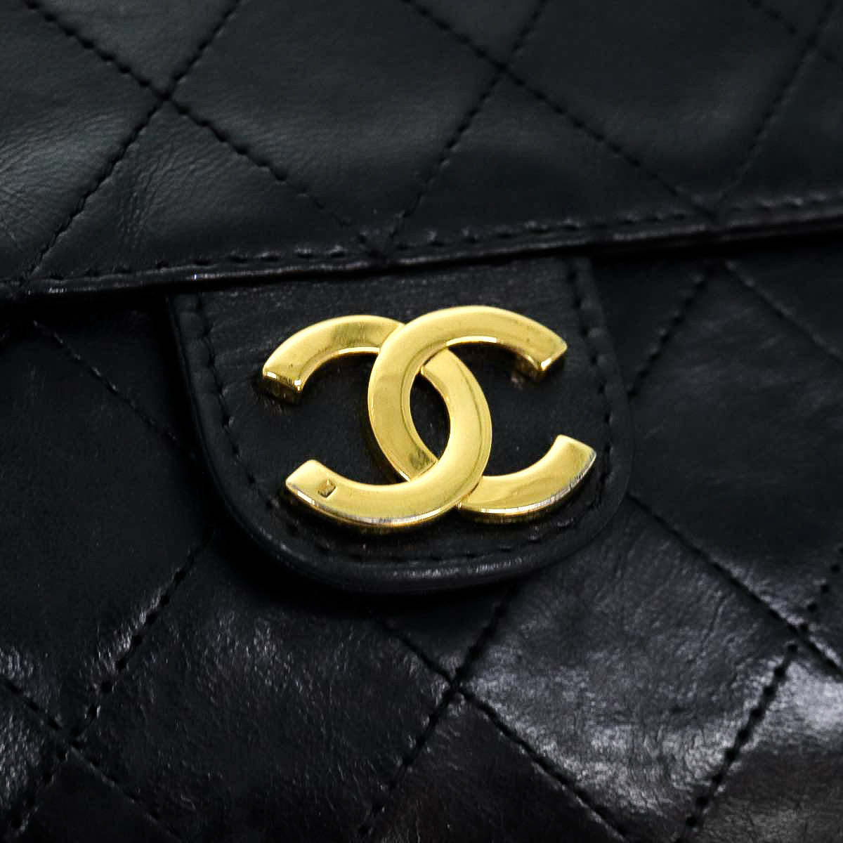 CHANEL matelasse lambskin flap bag