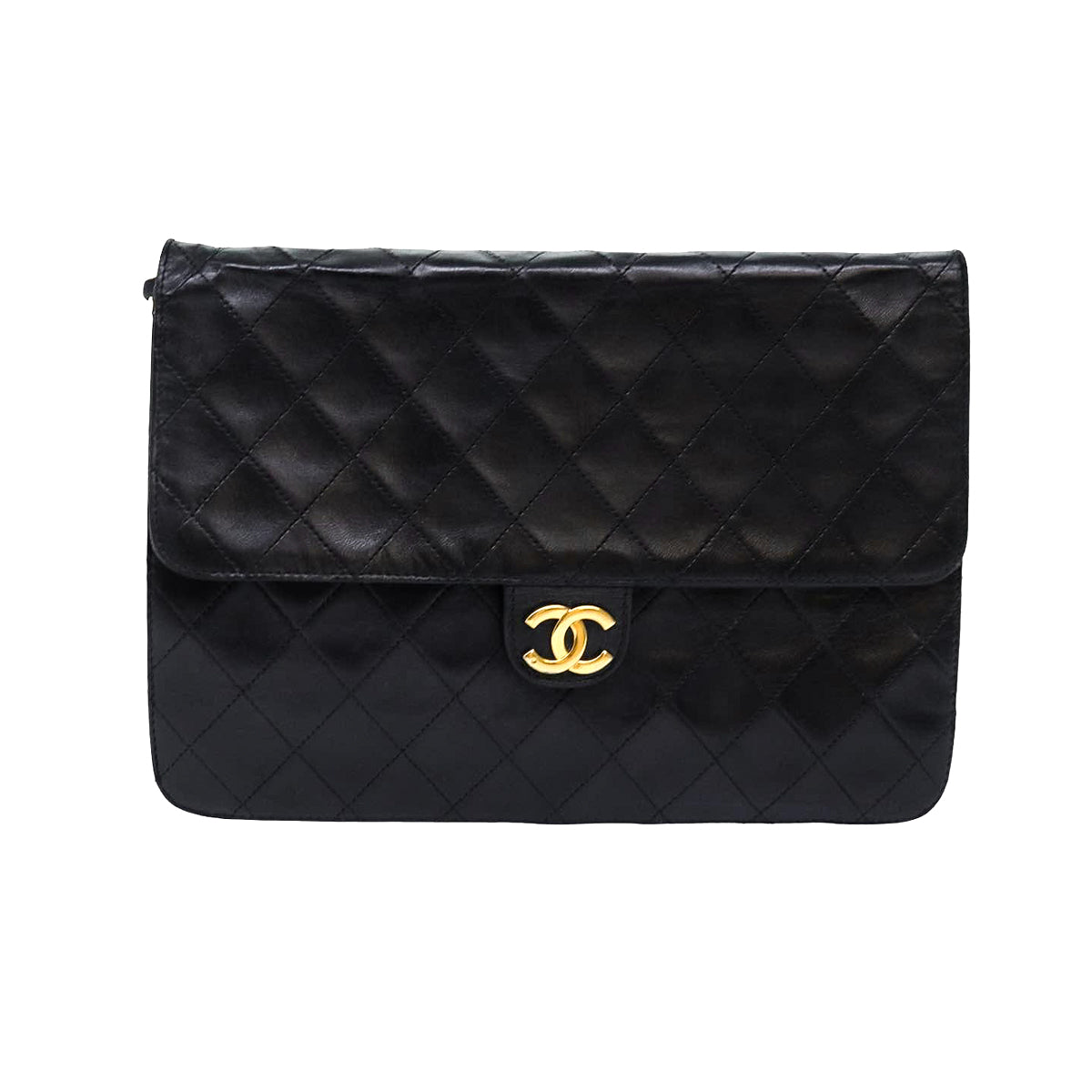 CHANEL matelasse lambskin flap bag