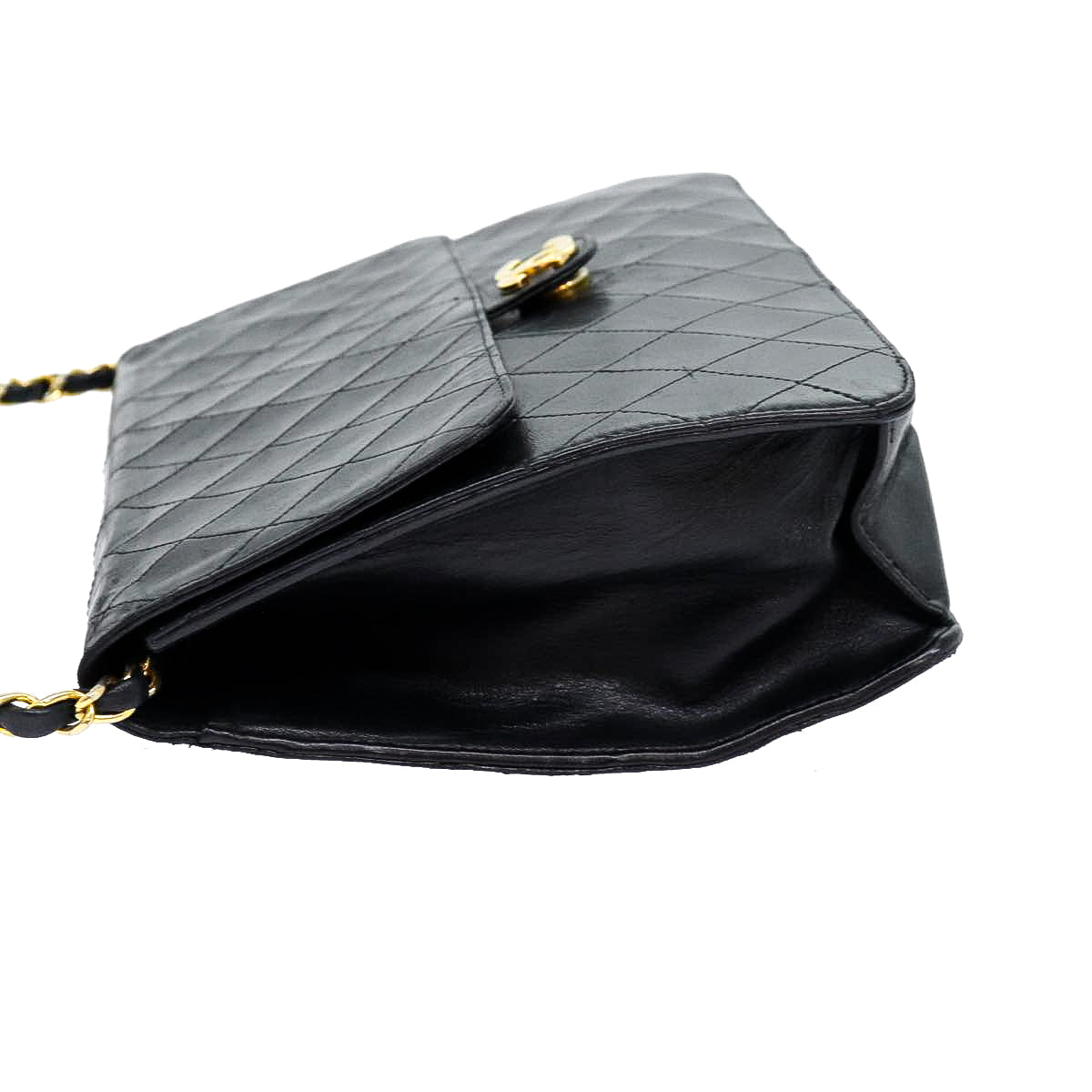 CHANEL matelasse lambskin flap bag