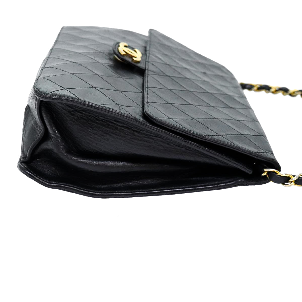CHANEL matelasse lambskin flap bag