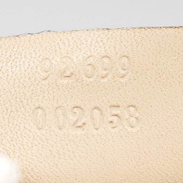 GUCCI beige monogram canvas shoulderbag
