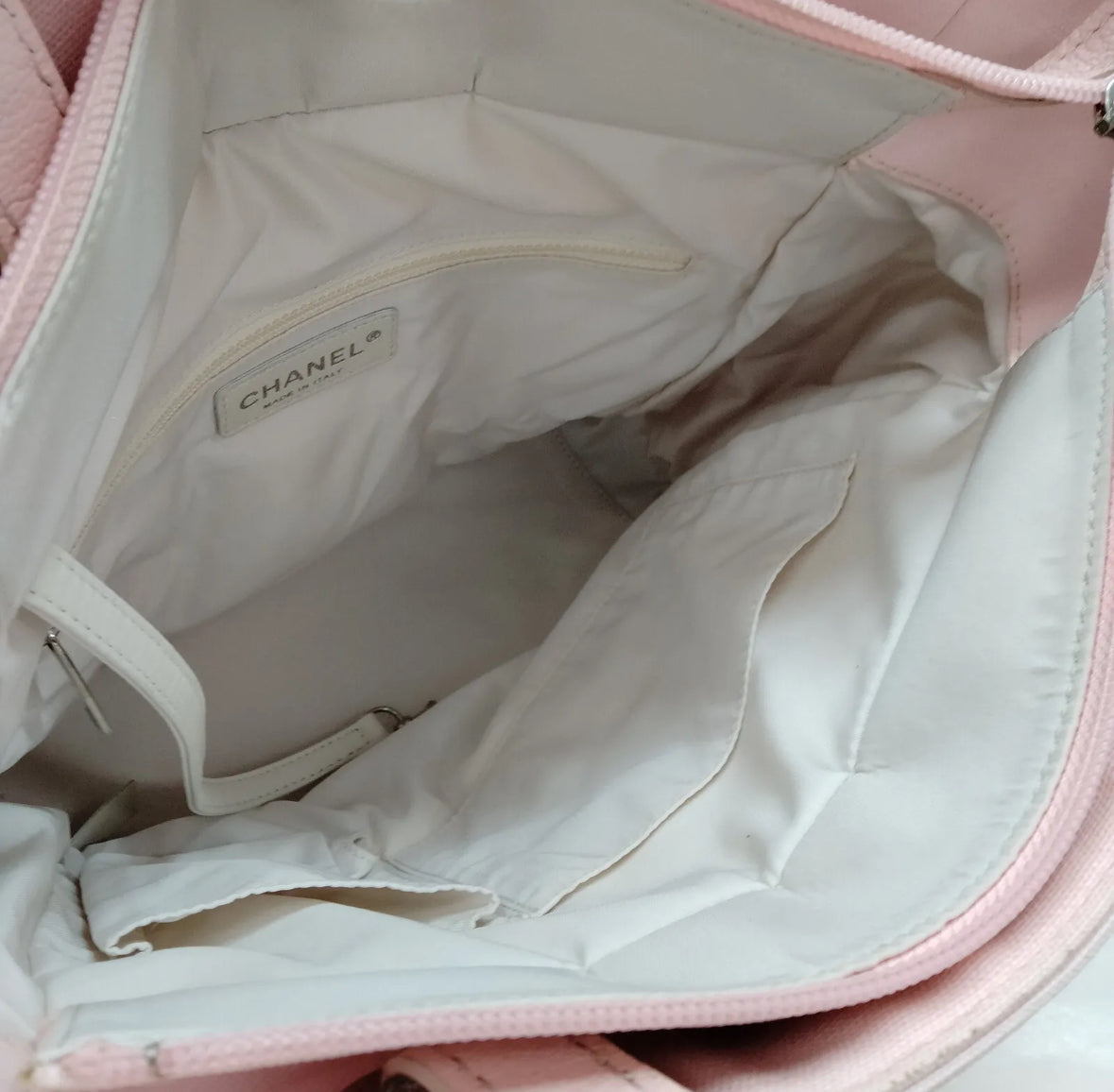 CHANEL Barbie pink charm tote