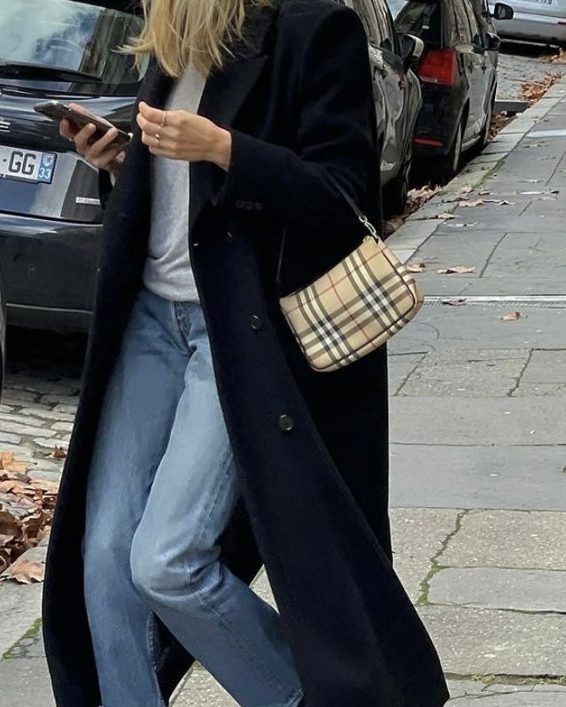 BURBERRY nova check pochette