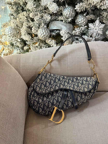 DIOR monogram saddle bag