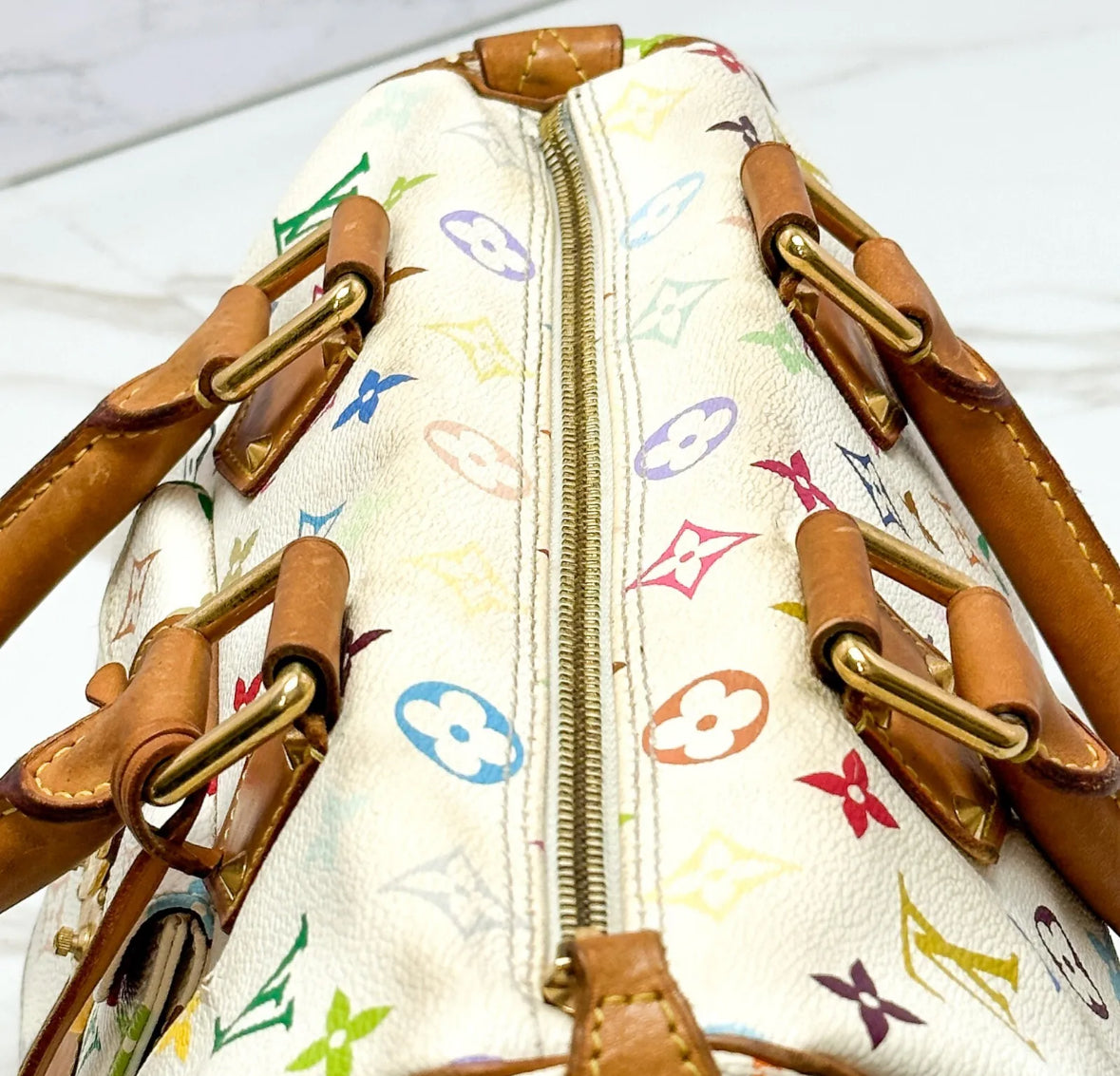 LOUIS VUITTON x Takashi Murakami multicolor speedy 30