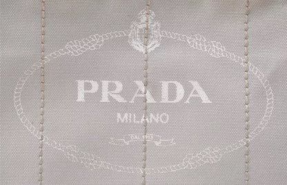 PRADA canvas canapa tote