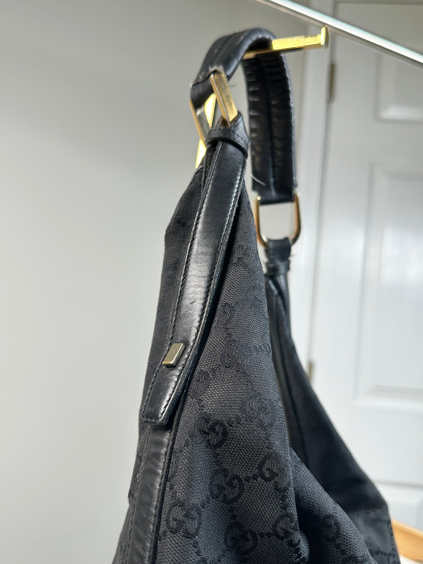 GUCCI monogram canvas shoulderbag