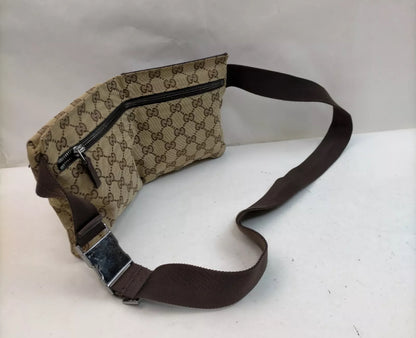 GUCCI canvas waist bumbag