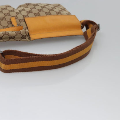 GUCCI canvas tan waist bumbag
